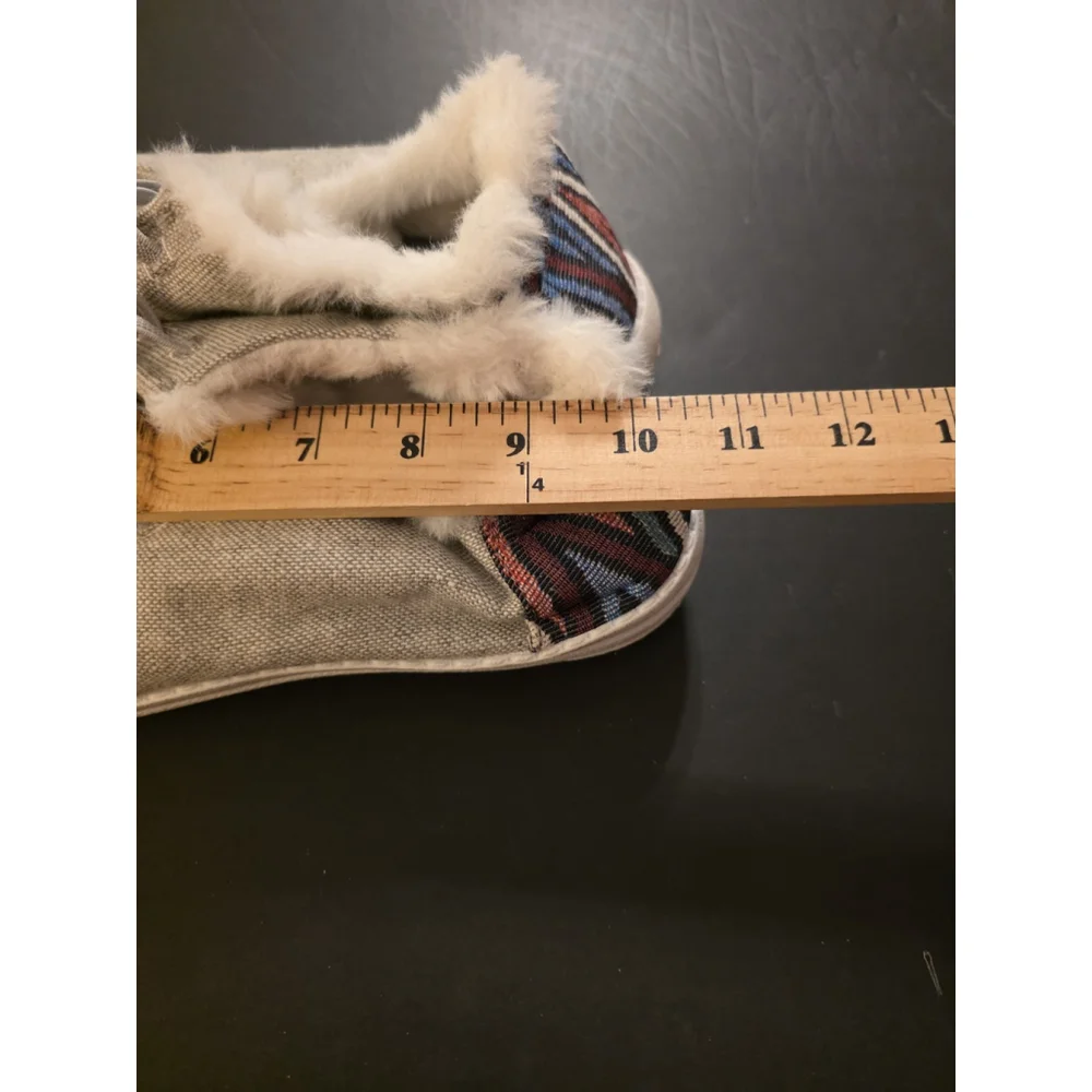 Tommy Bahama Faux Fur Lining Slip On Sneaker Womens Size 10 Memory Foam